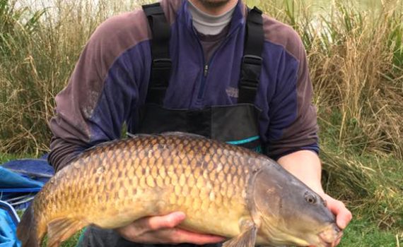 Rob's 15lbs Carp during his win of the first of the Spring League matches